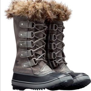 Sorel Joan of Arc Fur Suede waterproof boots